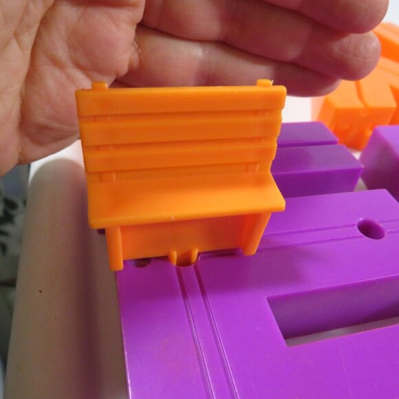 Sesame Street Alphabet Roadway Toy Vintage 1988 Playskool Replacement Letters - Picture 9 of 14